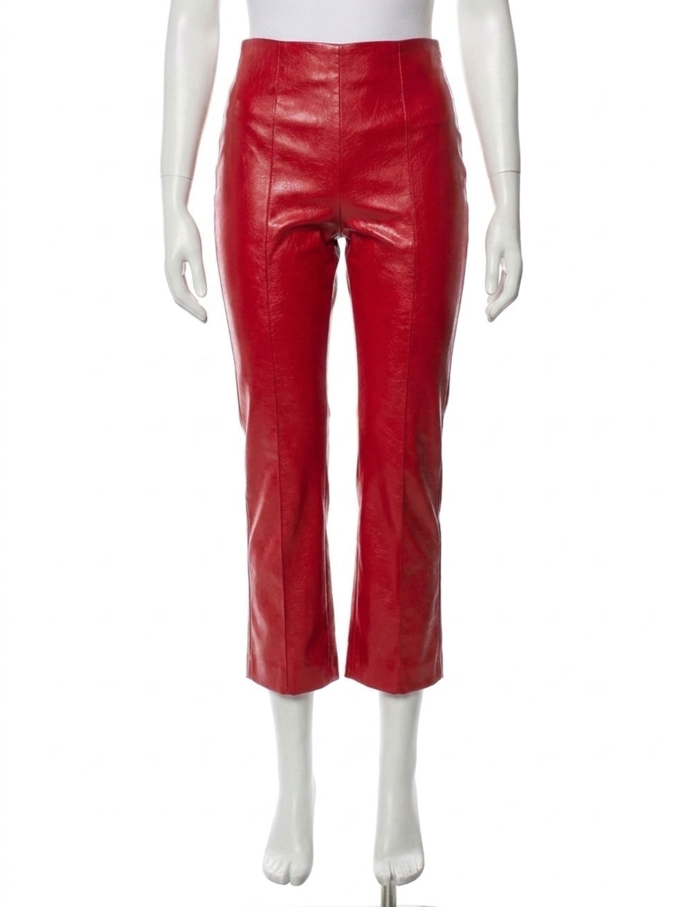 NEW LYSSE elysse ankle pants in deep red